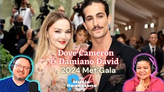 Dove Cameron amp Damiano David of MÅNESKIN for the Met Gala  Couples Reaction [upl. by Lyda]