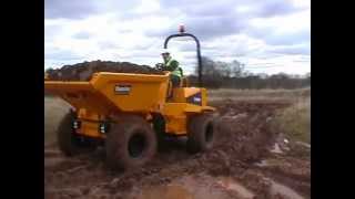 Thwaites 6 Tonne PowerSwivel Dumper Truckwmv [upl. by Dottie443]