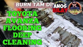 TOYOTA AVANZA INTERIOR DETAILING  FLOORING DEEP CLEANING amp PAINTING [upl. by Aeikan]