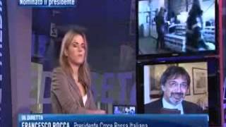 TGCOM 24  Croce Rossa italiana Eletto nuovo presidente Francesco Rocca [upl. by Anirrehs437]