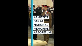 Poignant Armistice Day service at NMA Shorts [upl. by Adnola766]