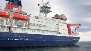 Forschungsschiff Polarstern auf AntarktisExpedition [upl. by Llerruj]