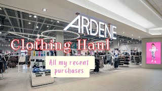 Ardene Clothing Haul [upl. by Terti]