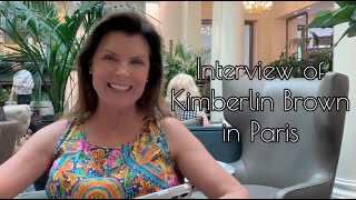 Interview of Kimberlin Brown in Paris  June 14th 2023 [upl. by Enala]