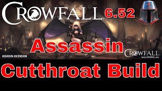 Crowfall Assassin Cutthroat Class Build [upl. by Ahseiyk253]