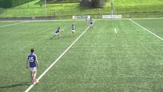 Gaelic Football Kickpass drill 1 [upl. by Irama]