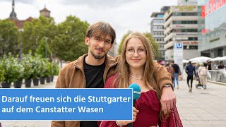 Darauf freuen sich die Stuttgarter auf dem Cannstatter Wasen  STUGGITV [upl. by Hairaza746]