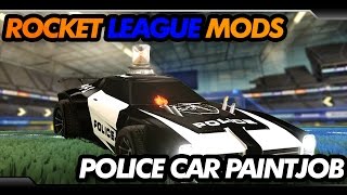 Rocket League Mods Police Car Dominus [upl. by Sivrat]