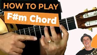 Fm Chord  Learn The F Sharp Minor Guitar Chord Easily [upl. by Veda]