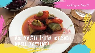 evde  Az Yağlı İslim Kebabı Tarifi  Kürdan Kebabı [upl. by Nomrej224]