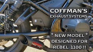 REBEL1100 Coffmans Shorty  NEW design for the 2021 Rebel 1100 [upl. by Enidualc]