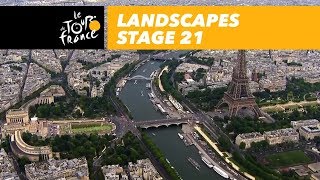 Landscapes of the day  Stage 21  Tour de France 2018 [upl. by Rafaellle]