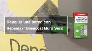 Repellar una pared con Repemax Basecoat Muro Seco [upl. by Goodhen]