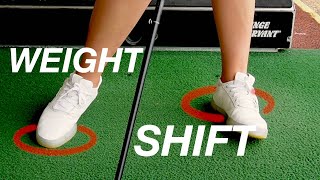 Weight Shift  Golf with Michele Low [upl. by Kurland]