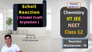 Reaction Mechanism19  Scholl Reaction  Friedel Craft Arylation  IIT AdvMainsNEETClass 11 12 [upl. by Einram]