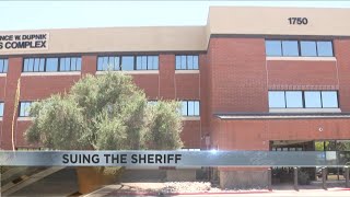 Pima County Sheriff Chris Nanos facing lawsuit within ranks of his department [upl. by Euseibbob]