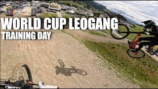 World cup Leogang  Trainings ça roule à bloc [upl. by Lolanthe243]