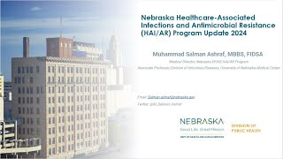 Nebraska HealthcareAssociated Infections and Antimicrobial Resistance Update [upl. by Giah]