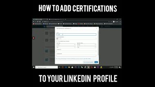 How to add certifications to your LinkedIn Profile in 2020 [upl. by Ardnuahs]