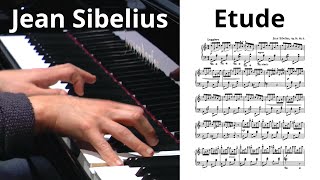 Jean Sibelius Etude in A minor Op 76 No 2 with SCORE  Vadim Chaimovich [upl. by Yleik]