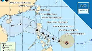 Pepito now a typhoon Signal No 2 over parts of Samar  INQToday [upl. by Sumerlin]