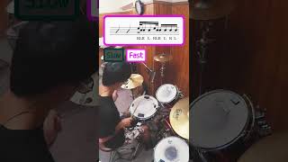 Herta  Simple 32nd Note Drum Fill drumlessons drumming drum drums [upl. by Wilhide]