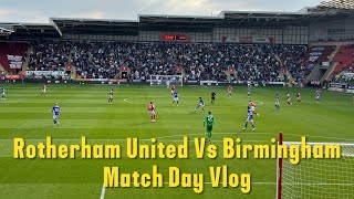 Rotherham United 02 Birmingham City Vlog  202425 [upl. by Michaud]