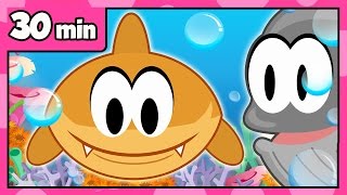 Baby Shark and More  Kids Song amp Nursery Rhyme Collection  Best Shark Family Mother Goose Fun Club [upl. by Harbison932]