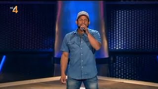 Mitchell Brunings  Redemption Song by Bob Marley The Voice Of Holland Season 4 [upl. by Heshum]