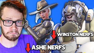 They Nerfed WINSTON and ASHE Juno BUFF  Overwatch 2 Patch Notes [upl. by Llennehc]