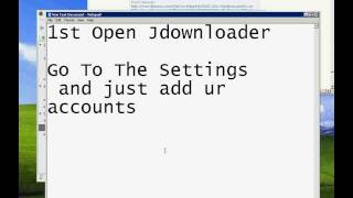 How To Use Premium Accounts In Jdownloader HD [upl. by Rekcut]