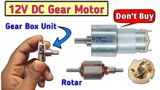 12 Volt DC Gear Motor Test Review amp Teardown  High Torque DC Gear Motor Testing [upl. by Ojeitak]