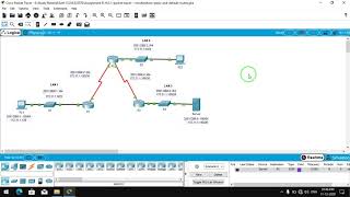 1631 Packet Tracer  Troubleshoot Static and Default Routes [upl. by Mott]