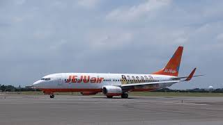 Jeju Air B7378AS HL8089 taxi E S RCTP 240713 [upl. by Sennahoj]