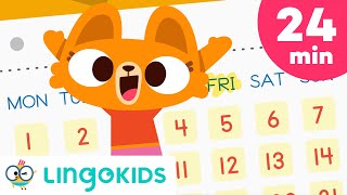 Days of the Week Song 📅🎵 More Calendar Songs for Kids Lingokids [upl. by Arielle]