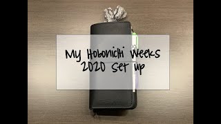 Hobonichi Weeks 2020 Setup [upl. by Htezzil]