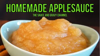 How to Make Applesauce  Applesauce Recipe  Homemade Apple Sauce  Side Dish Recipe [upl. by Rabjohn]