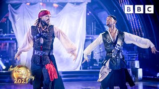 John amp Johannes Paso Doble to He’s A Pirate ✨ The Final ✨ BBC Strictly 2021 [upl. by Htebizile159]