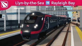 Roblox SCR v201  LlynbytheSea ➡ Rayleigh Bay  Class 800 [upl. by Reidid]