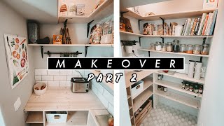 VORRATSKAMMER ROOM MAKEOVER Part 2  Fliesen legen  DIY Regal selber bauen  EASY ALEX [upl. by Mutz588]