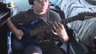 Polyphia  Inspire  Second Solo Guitar Cover [upl. by Alyaj565]