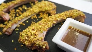 Chuletas de cordero con pistachos  Recetas con cordero [upl. by Feola]