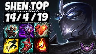 Shen vs Warwick  TOP  Lol Korea Master Patch 1422 ✅ [upl. by Naujuj]