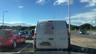 A9 Road Falkirk to Scrabster Harbour entire length time lapse [upl. by Mallina930]