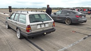 700HP Volkswagen Passat 32b Syncro Turbo vs 740HP BMW M3 G80 Competition LCE Performance [upl. by Talya]