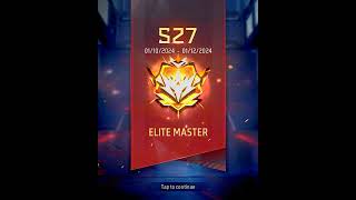 Elite Master 105 🌟 in diamond for 1 🌟 😅 subscribe freefire shorts viarl [upl. by Name]