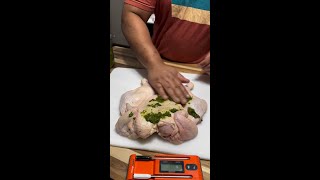 Caribbean Inspired Roasted Chicken Green Seasoning recipe for that authentic taste [upl. by Westley]