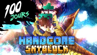 Jai survécu 100 Jours en Skyblock hardcore sur Minecraft Voici ce quil sest passé [upl. by Orfield]