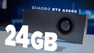 REVIEW RTX QUADRO A5000 Dá pra jogar 🤔 [upl. by Deys]