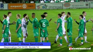 Highlights Neusiedl  Wiener SportClub Regionalliga Ost 2425 [upl. by Yrrehc865]